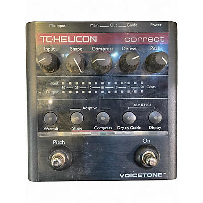 Used TC Helicon VoiceTone Correct Vocal Processor