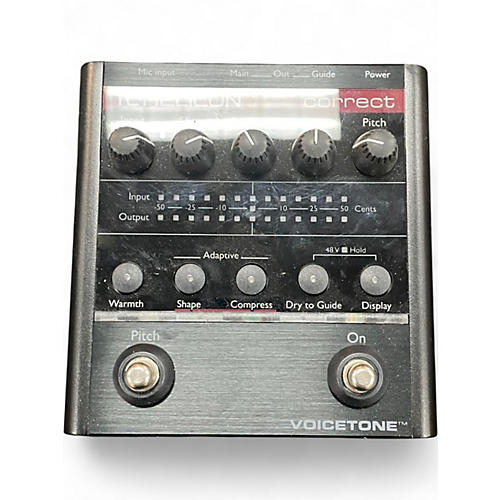 Used TC Helicon VoiceTone Correct Vocal Processor