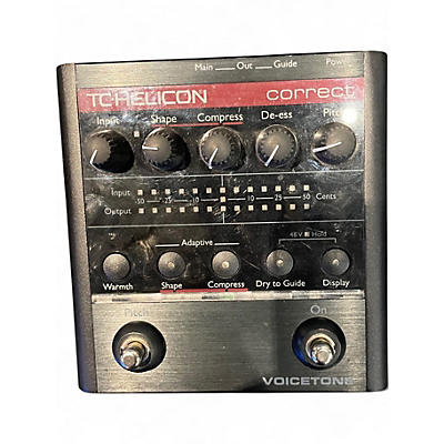 Used TC Helicon VoiceTone Correct Vocal Processor