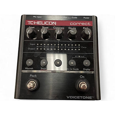 Used TC Helicon VoiceTone Correct Vocal Processor