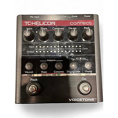 Used TC Helicon VoiceTone Correct Vocal Processor