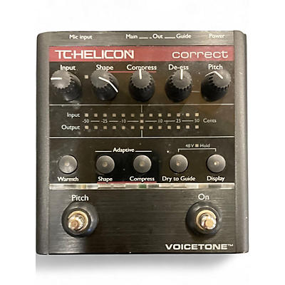 Used TC Helicon VoiceTone Correct Vocal Processor