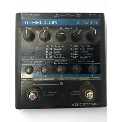 Used TC Helicon VoiceTone Create Vocal Processor