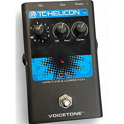 Used TC Helicon VoiceTone Create Vocal Processor