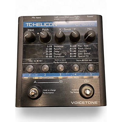 Used TC Helicon VoiceTone Create Vocal Processor