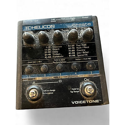 Used TC Helicon VoiceTone Create Vocal Processor