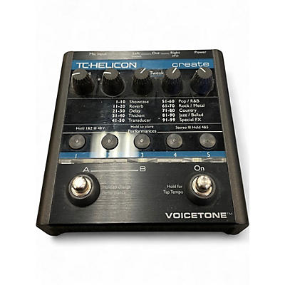 Used TC Helicon VoiceTone Create Vocal Processor