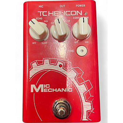 Used TC Helicon VoiceTone Mic Mechanic 2 Effect Pedal