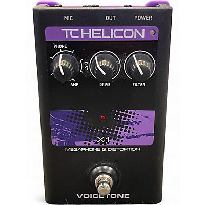 Used TC Helicon VoiceTone Single X1 Vocal Processor