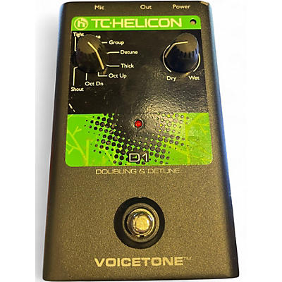Used TC Helicon Voicetone D1 Effect Pedal