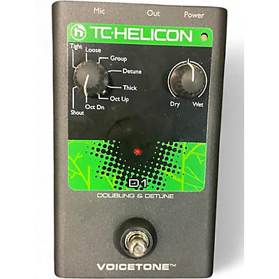 Used TC Helicon Voicetone D1 Effect Pedal