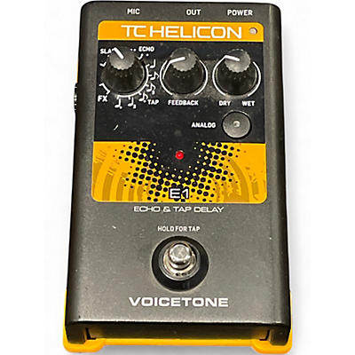 Used TC Helicon Voicetone E1 Effect Pedal