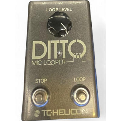 Used TC Helicon ditto mic looper Pedal