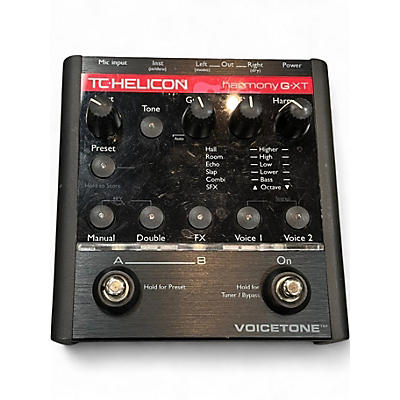 Used TC Helicon harmony gxt Vocal Processor