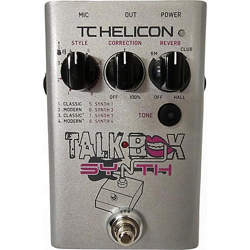 TC Helicon Used TC Helicon talk box synth Effect Pedal