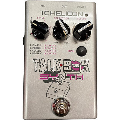 TC Helicon Used TC Helicon talk box synth Effect Pedal