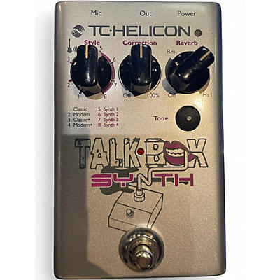 Used TC Helicon talk box synth Effect Pedal