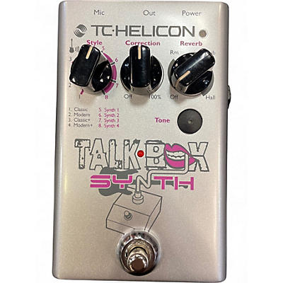Used TC Helicon talkbox synth Effect Pedal