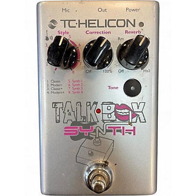Used TC Helicon talkbox synth Effect Pedal