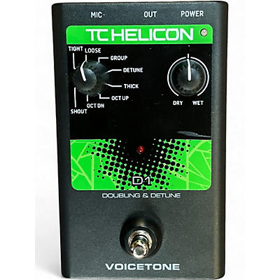 Used TC Helicon voicetone d1 Effect Pedal