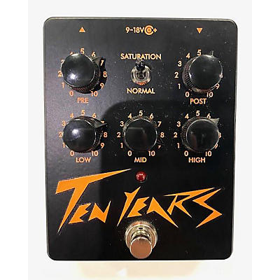 Used TEN YEARS DISTORTION OVERDRIVE PEDAL Effect Pedal