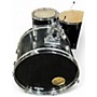 Used TKO 4 Piece DRUM SET BLACK Drum Kit BLACK