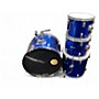 Used TKO 4 Piece Miscellaneous Blue Drum Kit Blue
