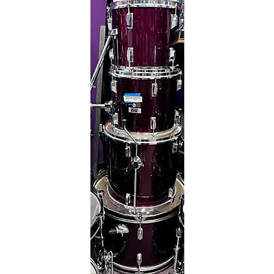 Used TKO 4 piece MISC Wine Red Drum Kit