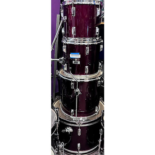 TKO Used TKO 4 piece MISC Wine Red Drum Kit Wine Red