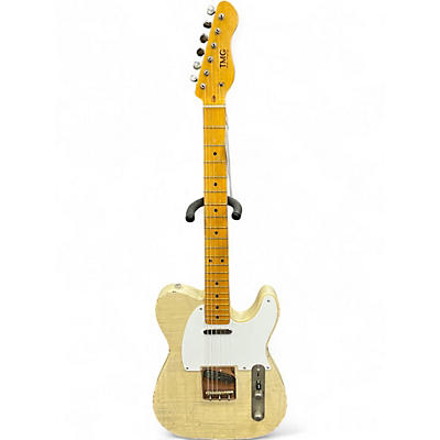 Used TMG Gatton Vintage Blonde Solid Body Electric Guitar