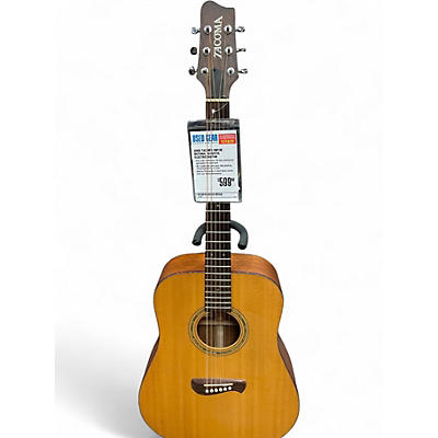 Used Tacoma DM10E Natural Acoustic Electric Guitar