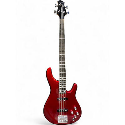 Used Tagima MILLENIUM 4 Candy Apple Red Electric Bass Guitar