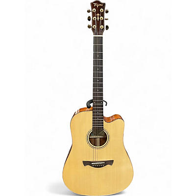 Used Tagima Serie Cafe 2000e Natural Acoustic Guitar