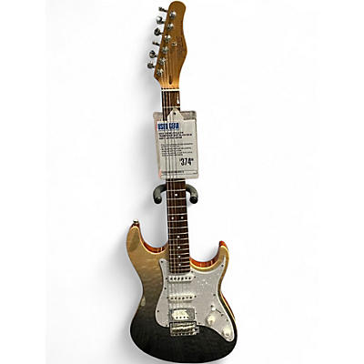 Used Tagima Stella DW Transparent Grey Black Solid Body Electric Guitar