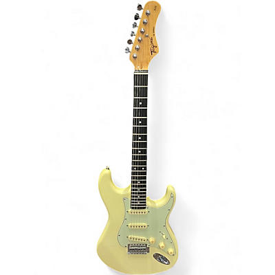 Used Tagima T635 Yellow Solid Body Electric Guitar