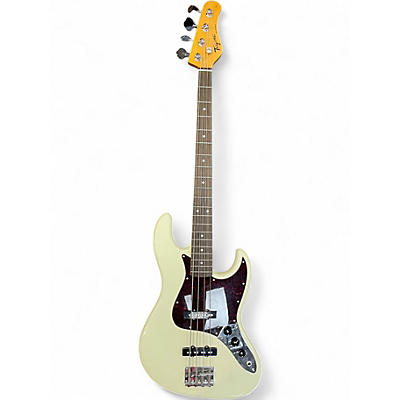 Used Tagima TW SERIES Cream Electric Bass Guitar