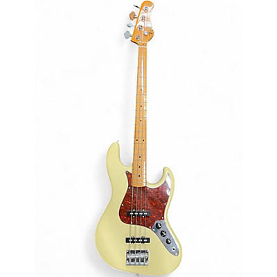 Used Tagima TW Series Jazz Bass Olympic White Electric Bass Guitar