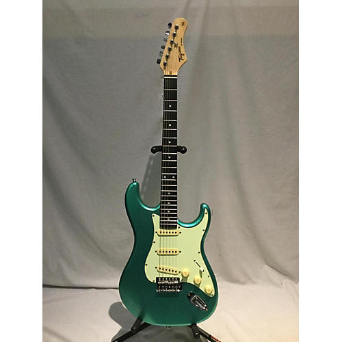 Used Tagima TW Series TG500 Metallic Surf Green Solid Body Electric Guitar