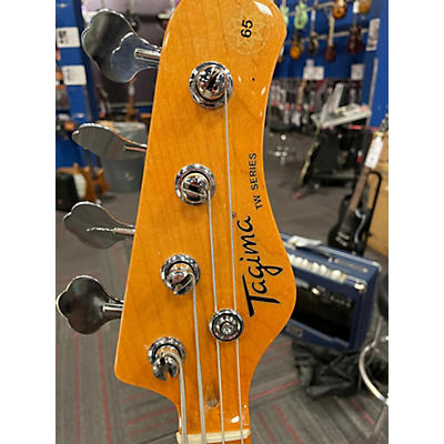 Used Tagima Tw65 White Electric Bass Guitar