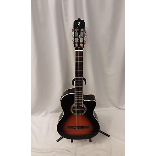 Used Tagima Ws10eq 2 Tone Sunburst Classical Acoustic Guitar 2 Tone Sunburst