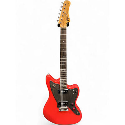 Used Tajima TW Series TW61 Fiesta Red Solid Body Electric Guitar
