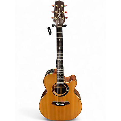 Used Takamine 1998 Limited Edition Sun and Moon Natural Acoustic Guitar