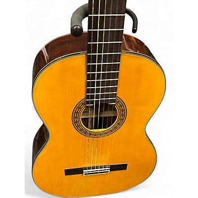 Used Takamine C128 Antique Natural Classical Acoustic Guitar