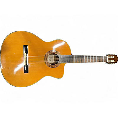 Used Takamine CP 1325C NATURAL Classical Acoustic Electric Guitar