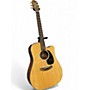 Used Takamine EC340C Natural Acoustic Electric Guitar Natural