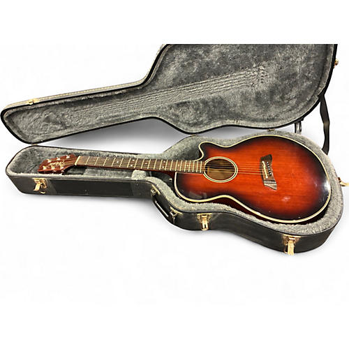 Used Takamine EF261S Natural Acoustic Electric Guitar Natural
