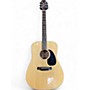 Used Takamine EF340 Natural Acoustic Electric Guitar Natural