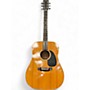 Used Takamine EF340 Natural Acoustic Guitar Natural