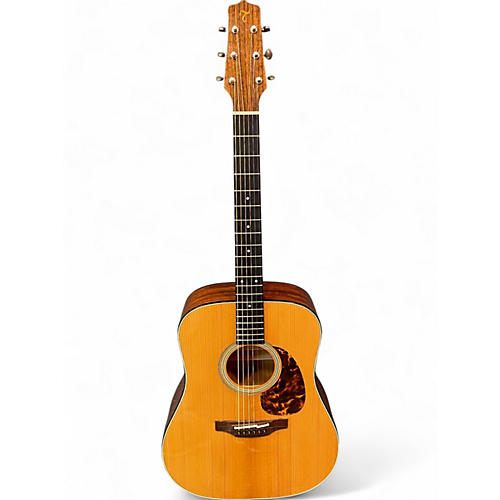 Used Takamine EF340STT Natural Acoustic Electric Guitar Natural