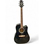 Used Takamine EF341C Black Acoustic Electric Guitar Black